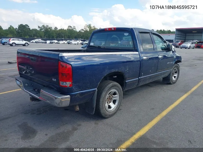 2004 Dodge Ram 1500 Slt/Laramie VIN: 1D7HA18N84S595721 Lot: 40424035