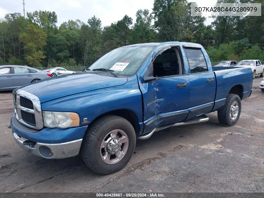 2004 Dodge Ram 2500 Slt/Laramie VIN: 3D7KA28C44G280979 Lot: 40428667