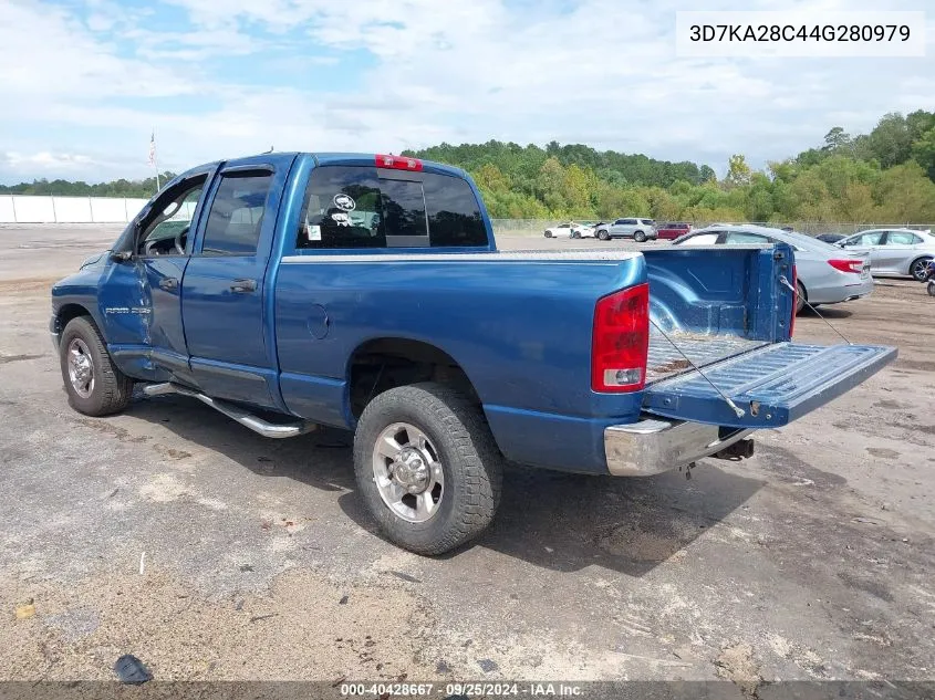 2004 Dodge Ram 2500 Slt/Laramie VIN: 3D7KA28C44G280979 Lot: 40428667