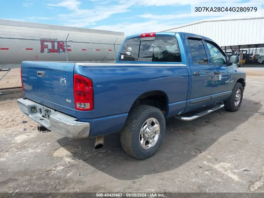 3D7KA28C44G280979 2004 Dodge Ram 2500 Slt/Laramie