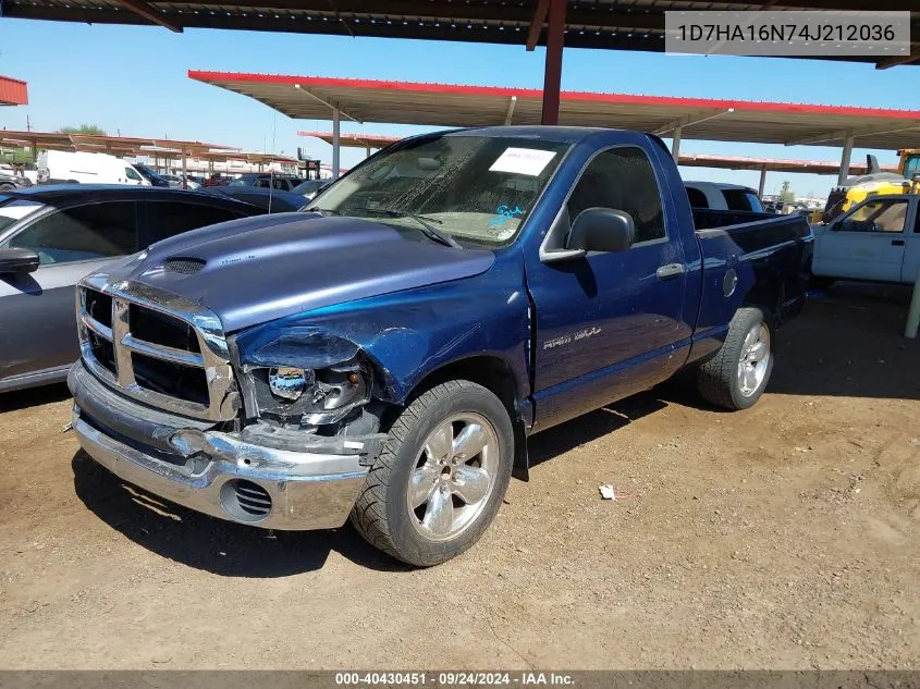 1D7HA16N74J212036 2004 Dodge Ram 1500 St/Slt