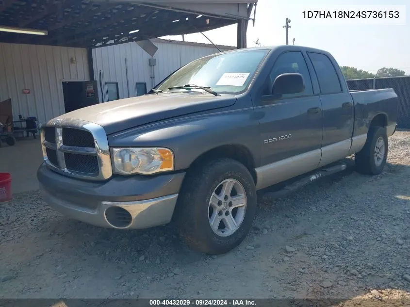 2004 Dodge Ram 1500 Slt/Laramie VIN: 1D7HA18N24S736153 Lot: 40432029