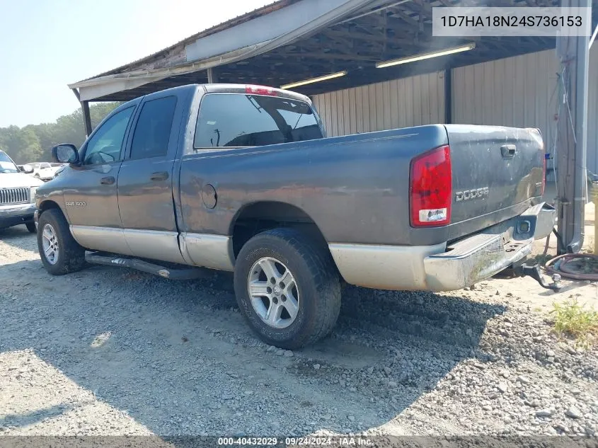 2004 Dodge Ram 1500 Slt/Laramie VIN: 1D7HA18N24S736153 Lot: 40432029