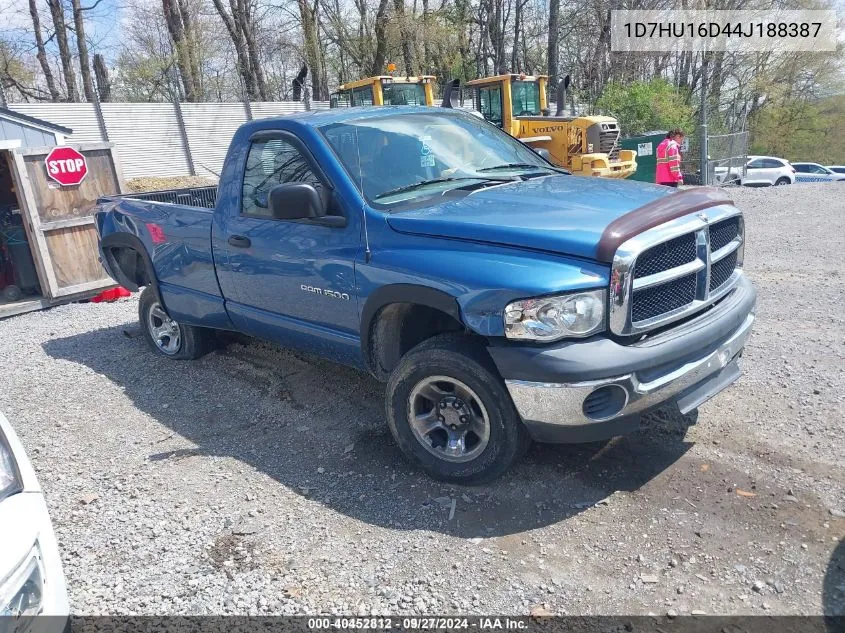 2004 Dodge Ram 1500 VIN: 1D7HU16D44J188387 Lot: 40452812