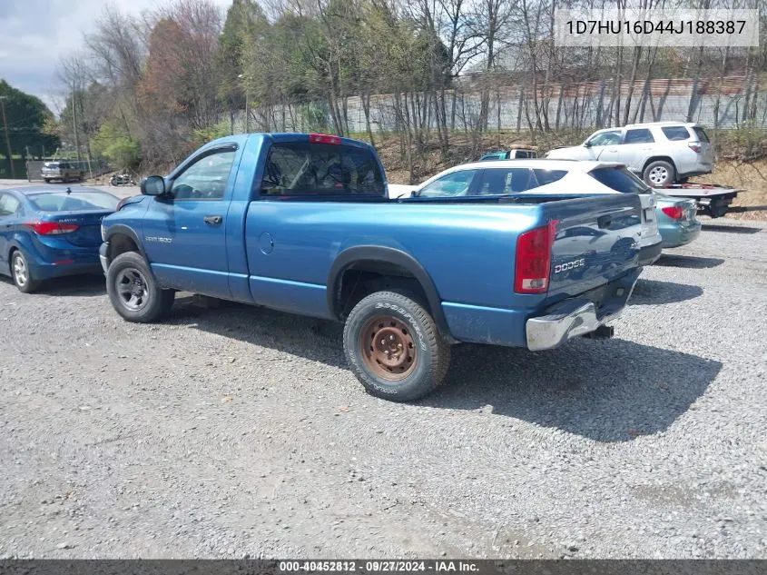 2004 Dodge Ram 1500 VIN: 1D7HU16D44J188387 Lot: 40452812