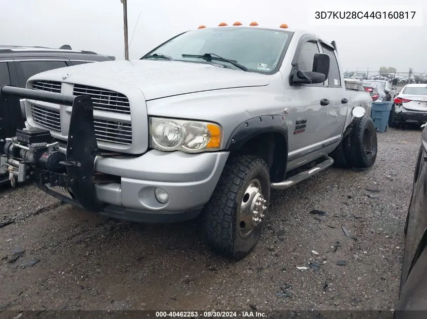 2004 Dodge Ram 2500 St/Slt VIN: 3D7KU28C44G160817 Lot: 40462253