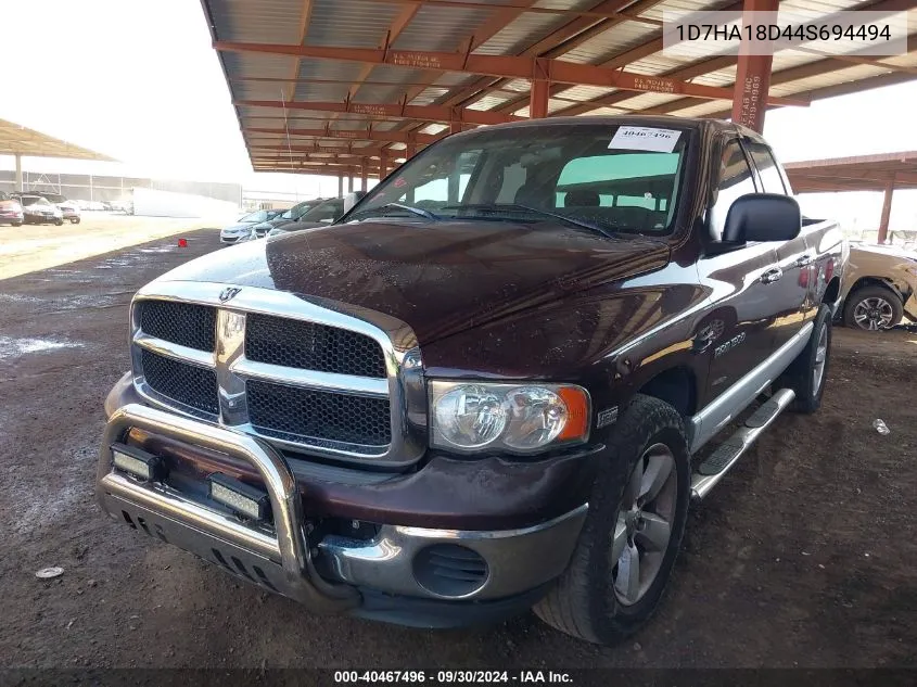 2004 Dodge Ram 1500 St/Slt VIN: 1D7HA18D44S694494 Lot: 40467496