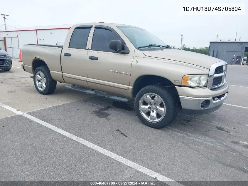 2004 Dodge Ram 1500 Slt/Laramie VIN: 1D7HU18D74S705804 Lot: 40467709