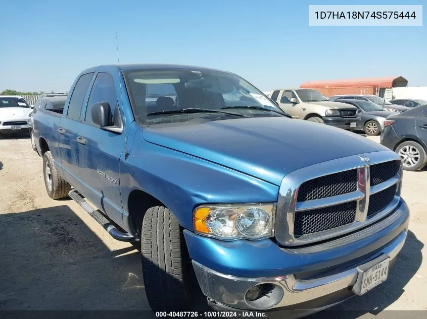 2004 Dodge Ram 1500 Slt/Laramie VIN: 1D7HA18N74S575444 Lot: 40487726