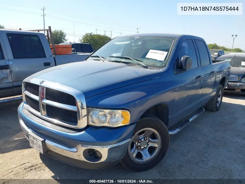 2004 Dodge Ram 1500 Slt/Laramie VIN: 1D7HA18N74S575444 Lot: 40487726