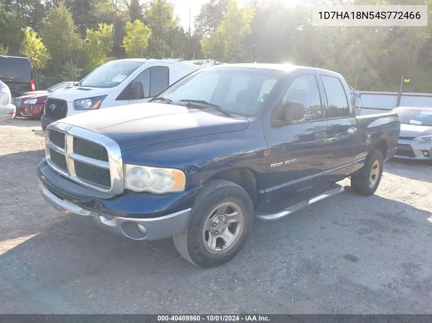 2004 Dodge Ram 1500 Slt/Laramie VIN: 1D7HA18N54S772466 Lot: 40489960