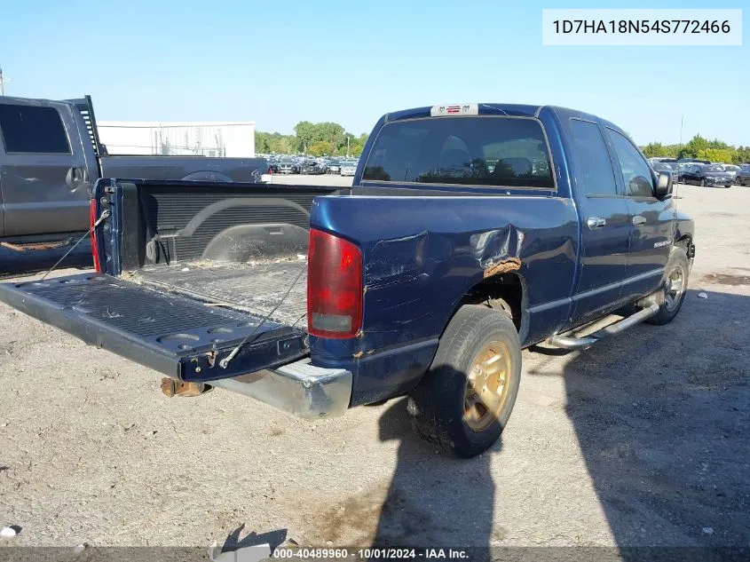 2004 Dodge Ram 1500 Slt/Laramie VIN: 1D7HA18N54S772466 Lot: 40489960