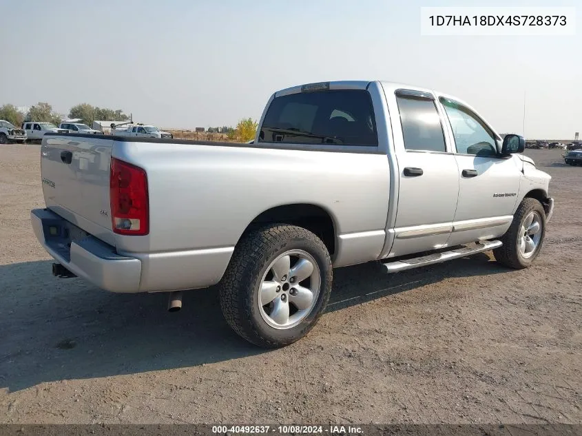 2004 Dodge Ram 1500 St/Slt VIN: 1D7HA18DX4S728373 Lot: 40492637