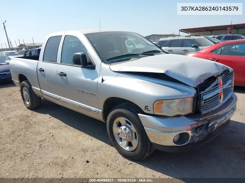 2004 Dodge Ram 2500 St/Slt VIN: 3D7KA28624G143579 Lot: 40496821