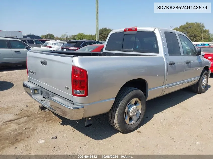 2004 Dodge Ram 2500 St/Slt VIN: 3D7KA28624G143579 Lot: 40496821