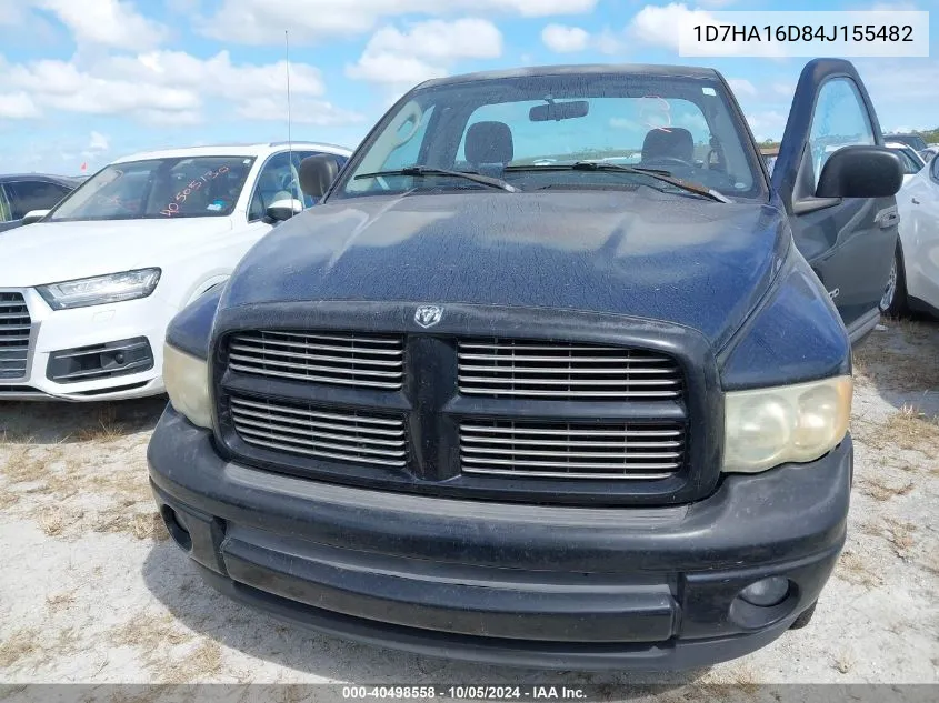 2004 Dodge Ram 1500 St/Slt VIN: 1D7HA16D84J155482 Lot: 40498558