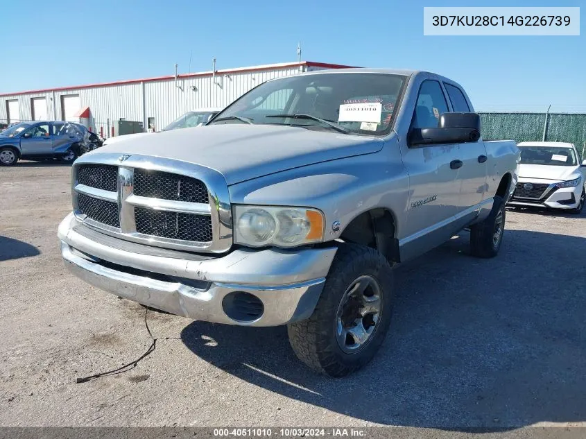 2004 Dodge Ram 2500 Slt/Laramie VIN: 3D7KU28C14G226739 Lot: 40511010