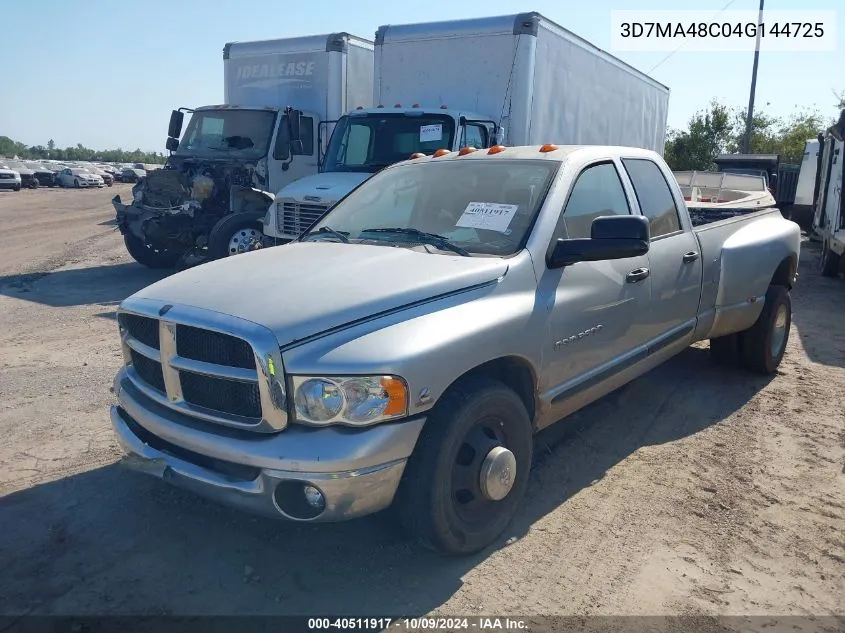 2004 Dodge Ram 3500 St/Slt VIN: 3D7MA48C04G144725 Lot: 40511917