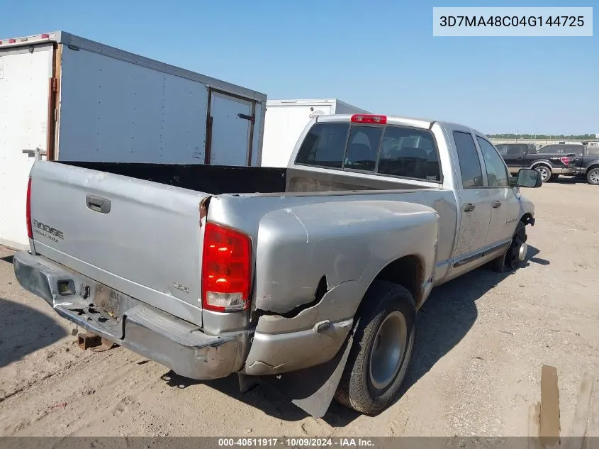 2004 Dodge Ram 3500 St/Slt VIN: 3D7MA48C04G144725 Lot: 40511917