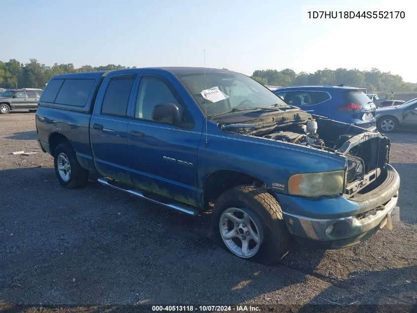 2004 Dodge Ram 1500 Slt/Laramie VIN: 1D7HU18D44S552170 Lot: 40513118