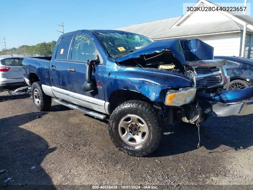 2004 Dodge Ram 2500 Slt/Laramie VIN: 3D3KU28C44G223657 Lot: 40515439