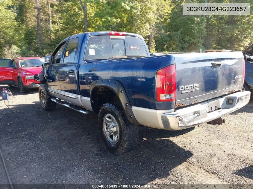 2004 Dodge Ram 2500 Slt/Laramie VIN: 3D3KU28C44G223657 Lot: 40515439