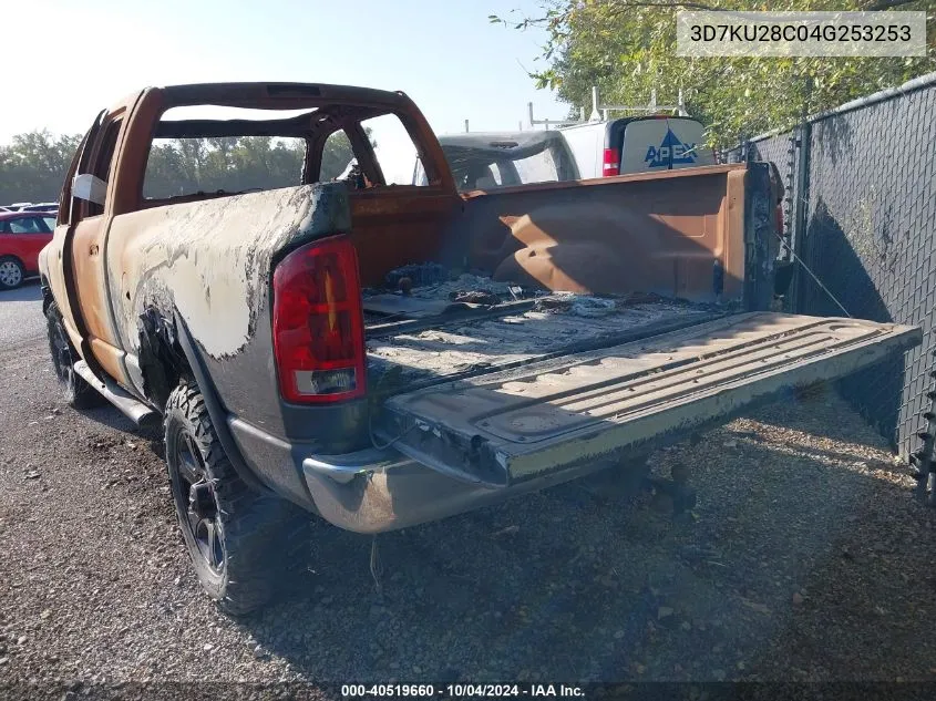 3D7KU28C04G253253 2004 Dodge Ram 2500 Slt/Laramie