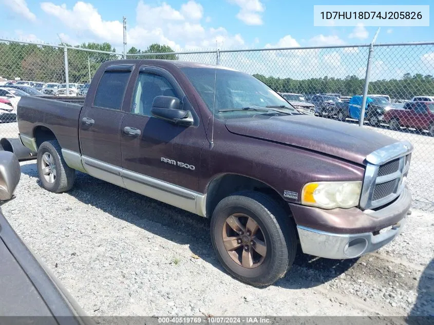 2004 Dodge Ram 1500 St/Slt VIN: 1D7HU18D74J205826 Lot: 40519769