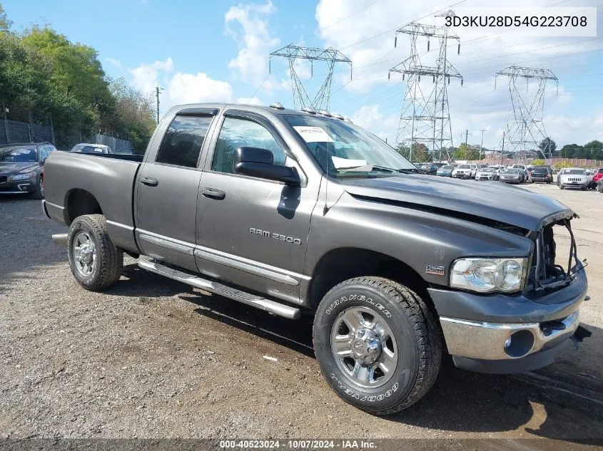 2004 Dodge Ram 2500 Slt/Laramie VIN: 3D3KU28D54G223708 Lot: 40523024