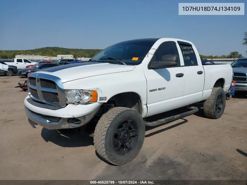 2004 Dodge Ram 1500 Slt/Laramie VIN: 1D7HU18D74J134109 Lot: 40525789