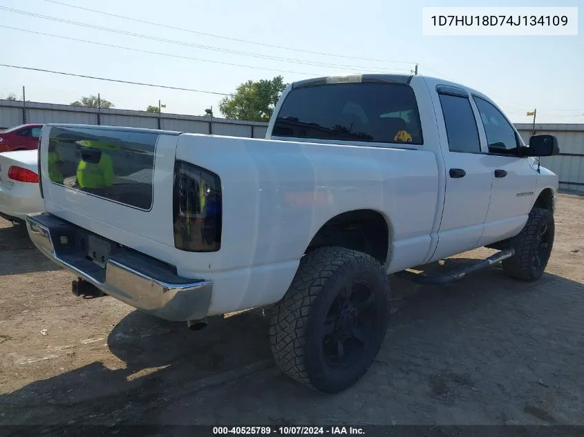 2004 Dodge Ram 1500 Slt/Laramie VIN: 1D7HU18D74J134109 Lot: 40525789