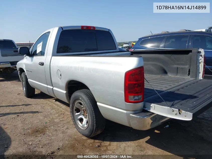 2004 Dodge Ram 1500 Slt/Laramie VIN: 1D78HA16N14J14899 Lot: 40526303