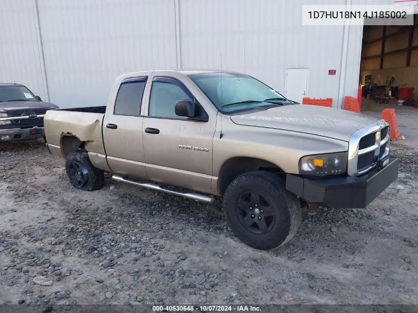 2004 Dodge Ram 1500 Slt/Laramie VIN: 1D7HU18N14J185002 Lot: 40530648