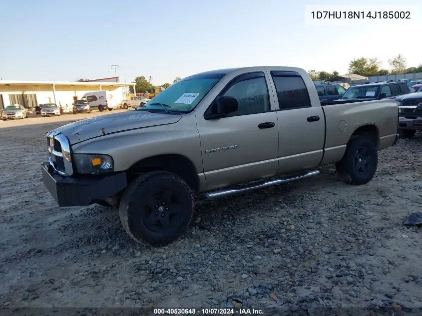 2004 Dodge Ram 1500 Slt/Laramie VIN: 1D7HU18N14J185002 Lot: 40530648