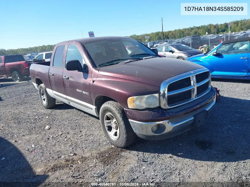 2004 Dodge Ram 1500 Slt/Laramie VIN: 1D7HA18N34S585209 Lot: 40540791