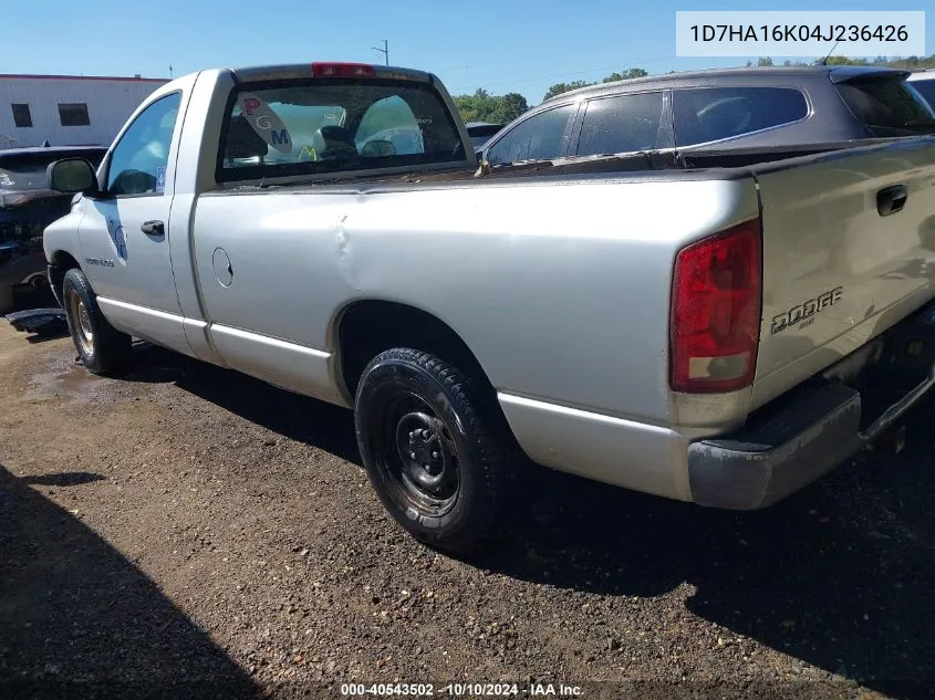 2004 Dodge Ram 1500 St VIN: 1D7HA16K04J236426 Lot: 40543502