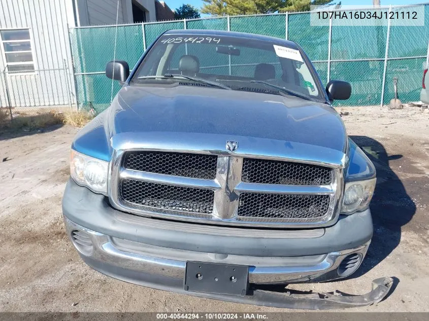 2004 Dodge Ram 1500 St VIN: 1D7HA16D34J121112 Lot: 40544294