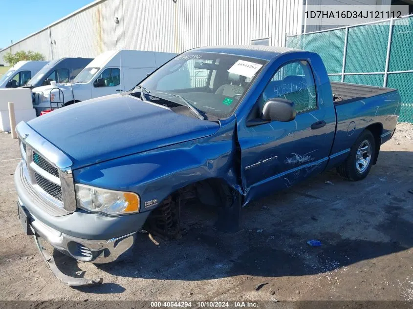 2004 Dodge Ram 1500 St VIN: 1D7HA16D34J121112 Lot: 40544294