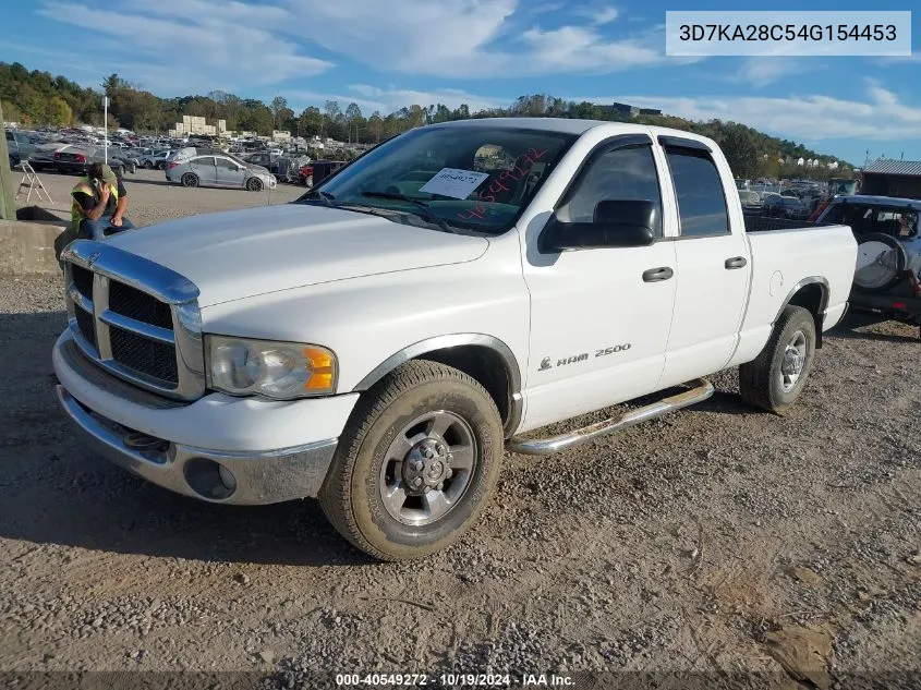 3D7KA28C54G154453 2004 Dodge Ram 2500 Slt/Laramie