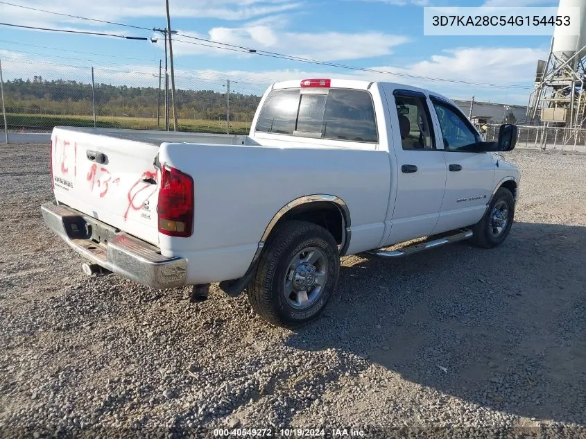 3D7KA28C54G154453 2004 Dodge Ram 2500 Slt/Laramie