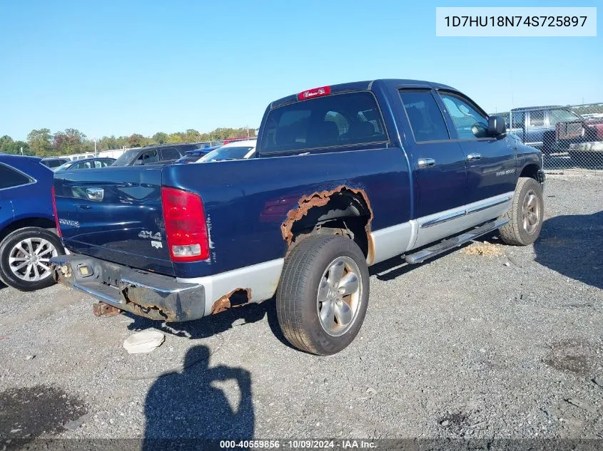 2004 Dodge Ram 1500 St/Slt VIN: 1D7HU18N74S725897 Lot: 40559856