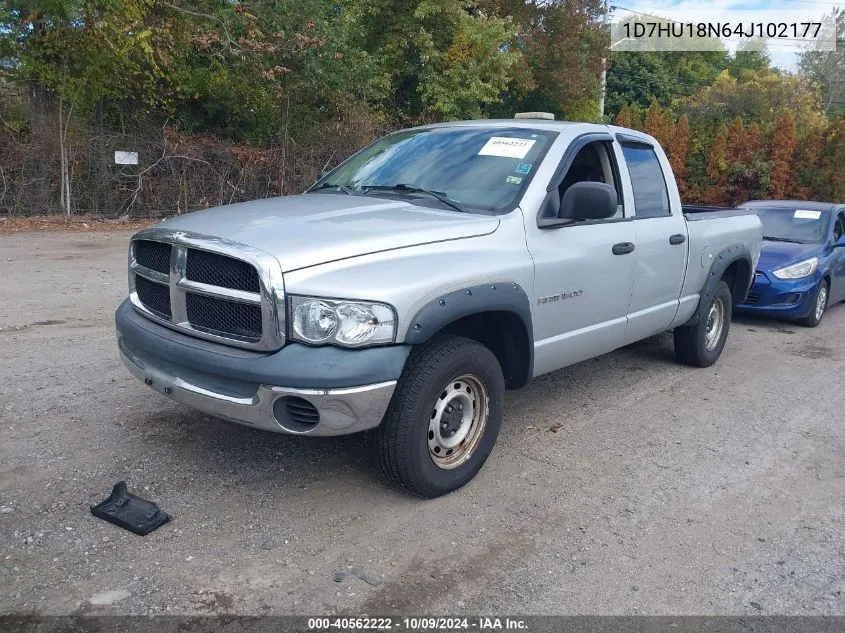 2004 Dodge Ram 1500 St VIN: 1D7HU18N64J102177 Lot: 40562222