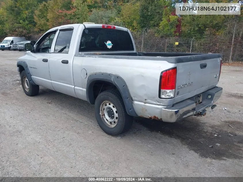 2004 Dodge Ram 1500 St VIN: 1D7HU18N64J102177 Lot: 40562222