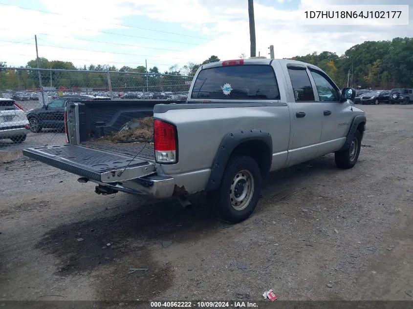 2004 Dodge Ram 1500 St VIN: 1D7HU18N64J102177 Lot: 40562222