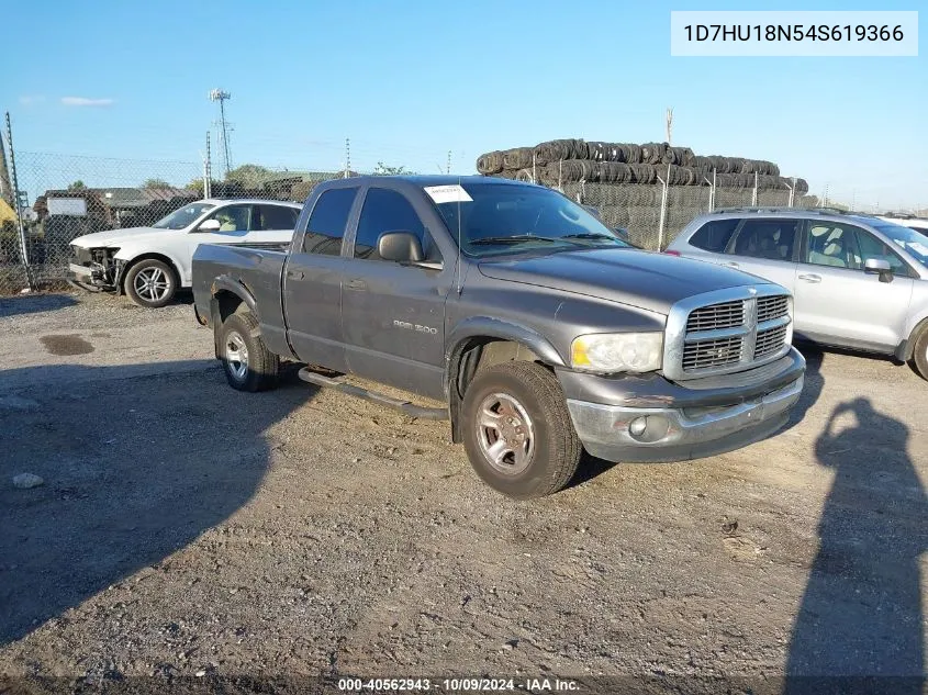 2004 Dodge Ram 1500 Slt/Laramie VIN: 1D7HU18N54S619366 Lot: 40562943