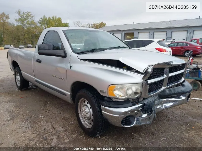 2004 Dodge Ram 2500 St VIN: 3D7KA26D44G205159 Lot: 40563740