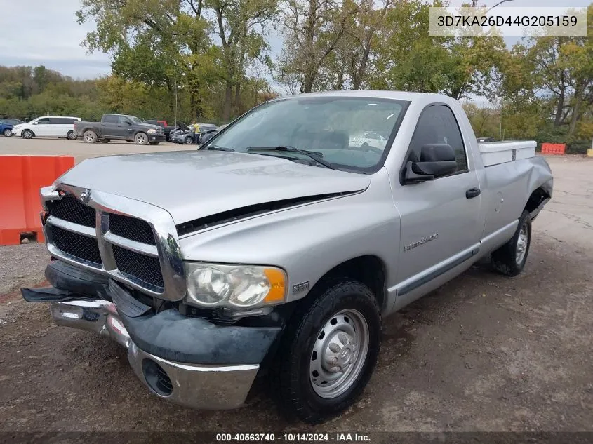 2004 Dodge Ram 2500 St VIN: 3D7KA26D44G205159 Lot: 40563740