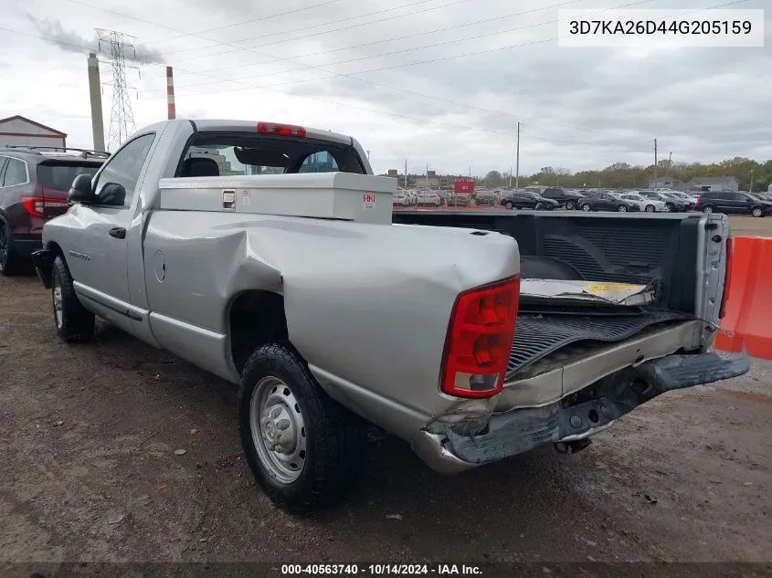 2004 Dodge Ram 2500 St VIN: 3D7KA26D44G205159 Lot: 40563740