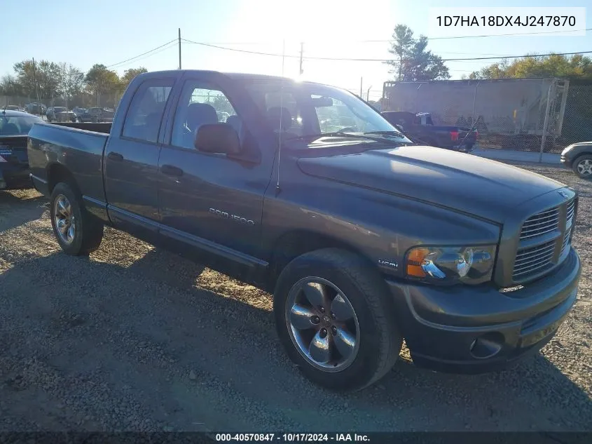 2004 Dodge Ram 1500 Slt/Laramie VIN: 1D7HA18DX4J247870 Lot: 40570847