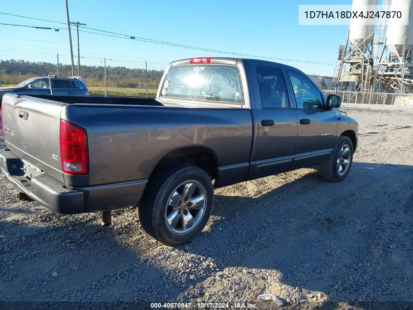 1D7HA18DX4J247870 2004 Dodge Ram 1500 Slt/Laramie